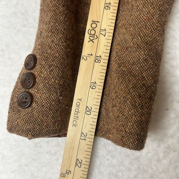 Elisabeth Liz Claiborne 18 (measures Smaller) L/XL Armazon Wool Blend Tan Brown - Picture 5 of 12
